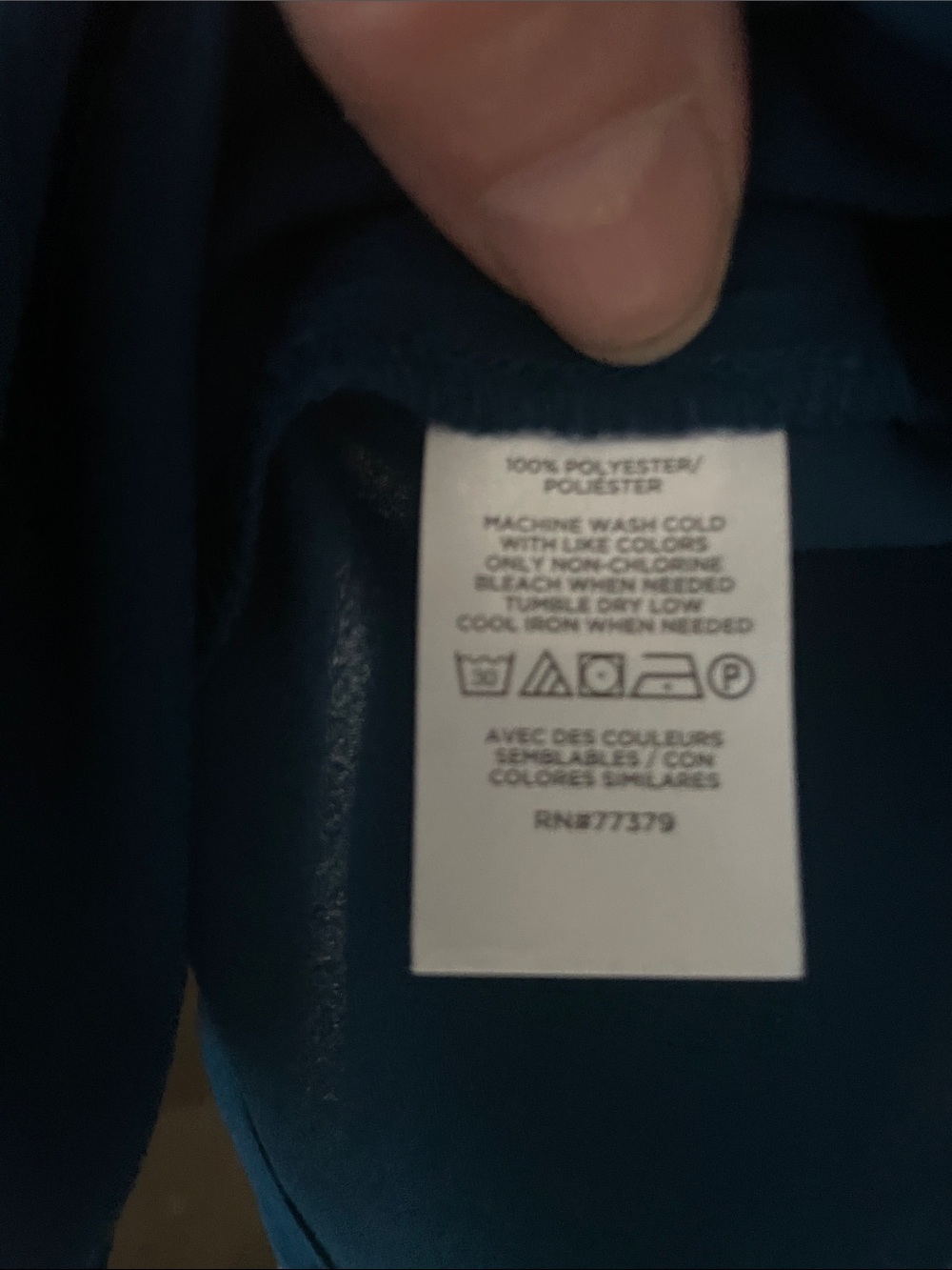 Ann Taylor Teal Blue Satiny Long-Sleeve Dress Shirt - Picture 6 of 6